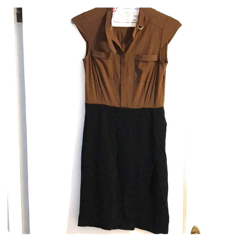 Ann Taylor Size 2 chiffon stretch pencil dress